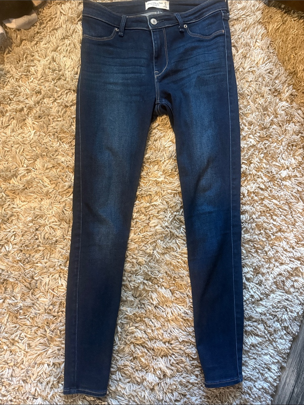 Abercrombie & Fitch Dark Indigo Skinny Jeans